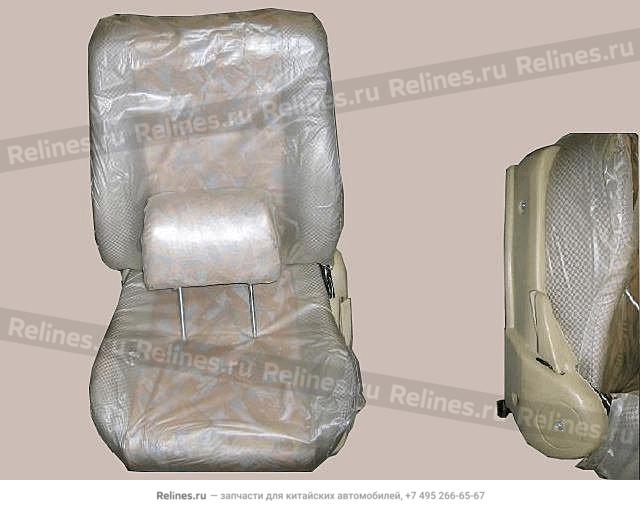 FR seat assy LH(cloth button w/o trim st - 680001***0-0308