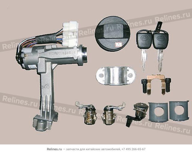 Ignition sw assy(04A dr a double groove) - 37040***17-B1