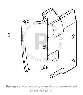 Дефлектор радиатора правый - 55141***Z9VA