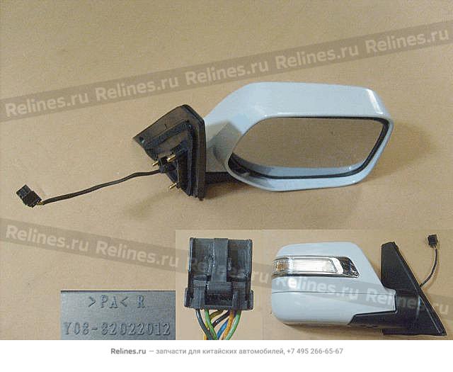 Door mirror assy RH(manu) - 82022***08XA