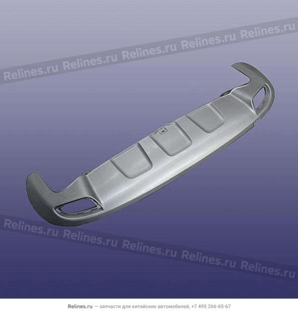 Нижняя накладка заднего бампера