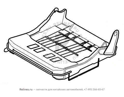 Cushion frame assy assist driver seat