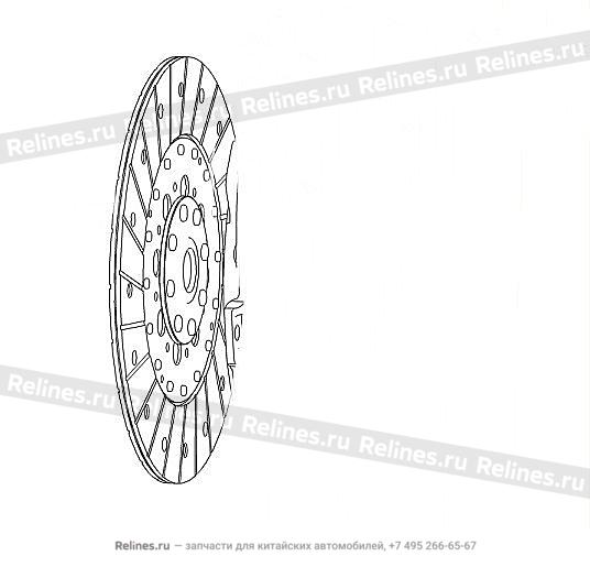 Диск сцепления - 16012***Y13A