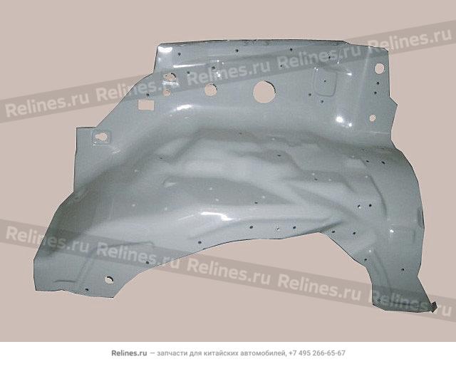 Mudguard RH(fender iron shield ¦µ9 hole) - 84003***00-A1