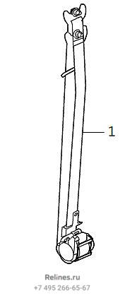 Ремень безопасности передний левый - 581110***08A86