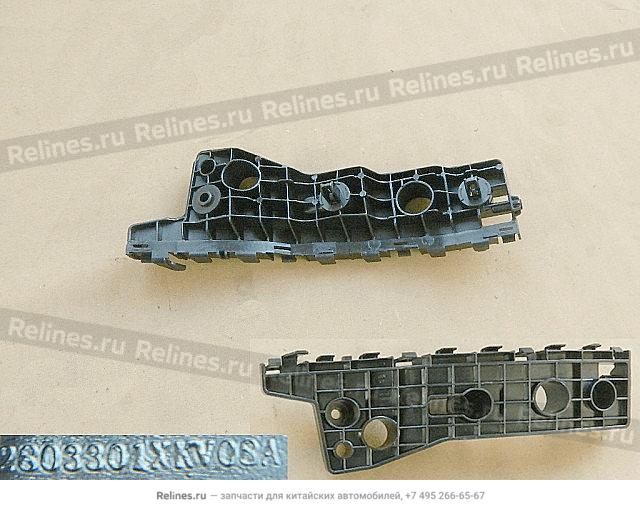 Кронштейн левый бампера переднего H9