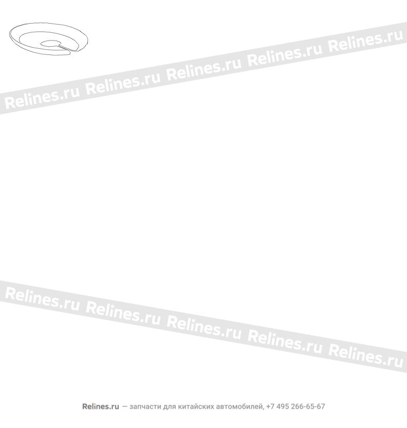 Nut cover-sun visor assy RH