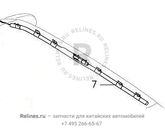 Шторка безопасности боковая передняя правая