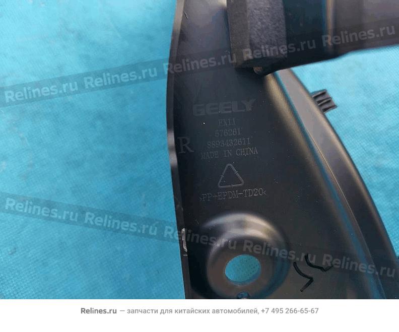 Панель угловая правая стеклоочистителей