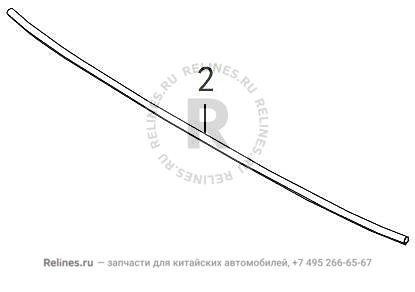 Уплотнитель накладки вентиляционной передней - 84023***V11A