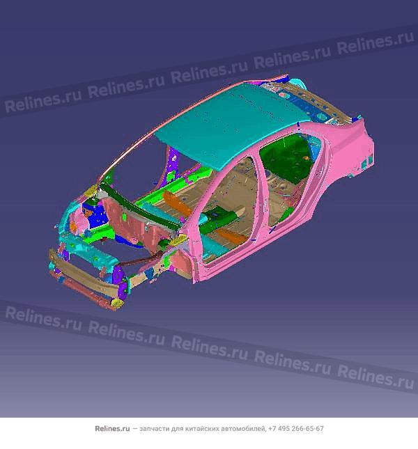 Vehicle body frame