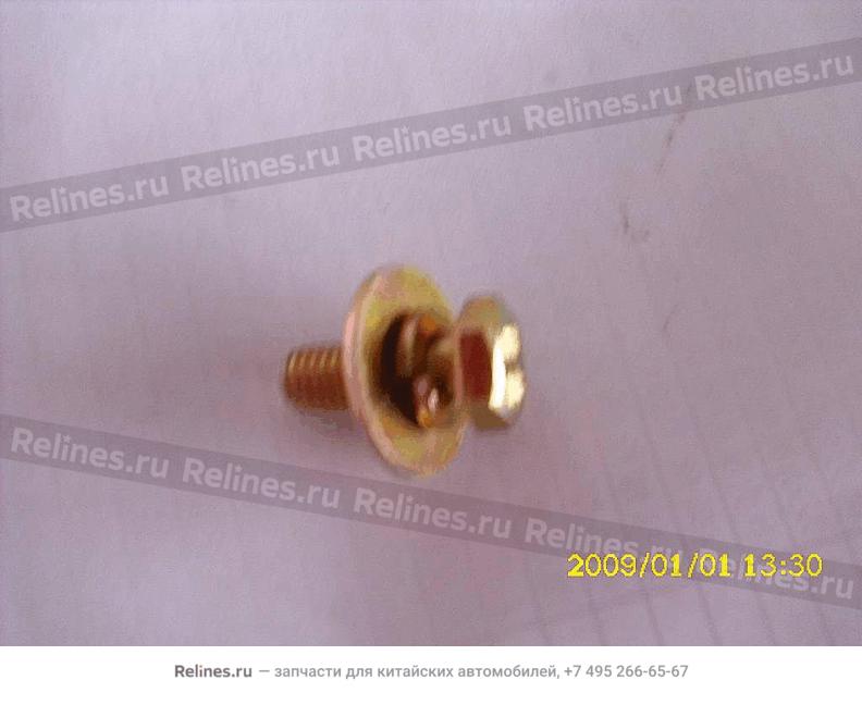 Hexagon head bolt & plain washer assy.(L - JQ14***616