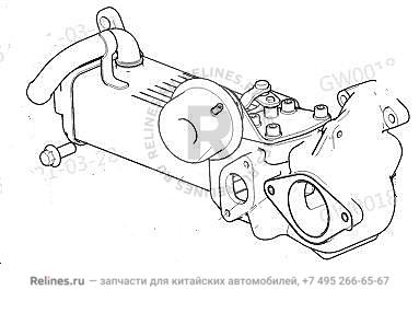 Клапан рециркуляции отраб.газов системы EGR