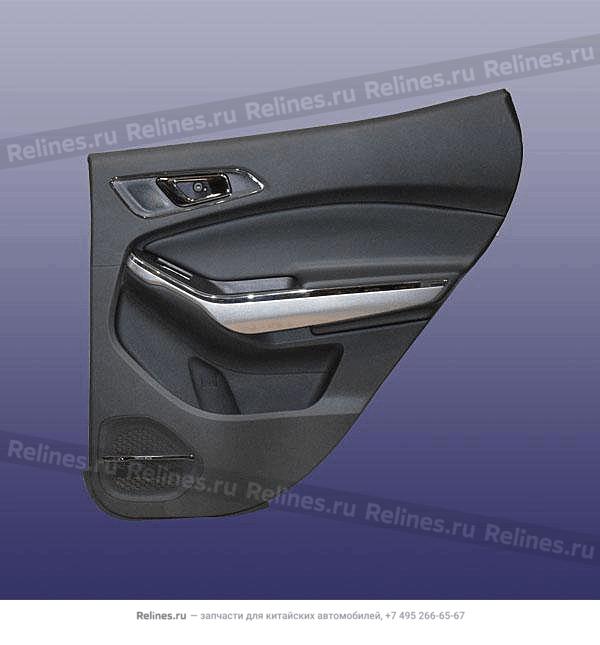 RR door trim-rh