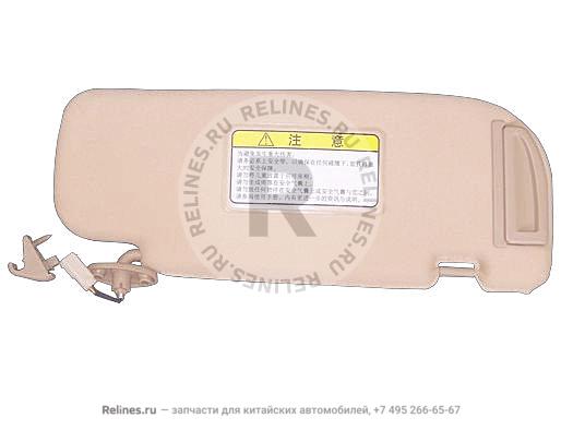 Sun visor-lh - B11-8***10MA