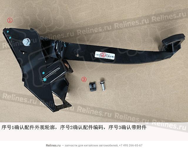 Педаль тормоза в сборе