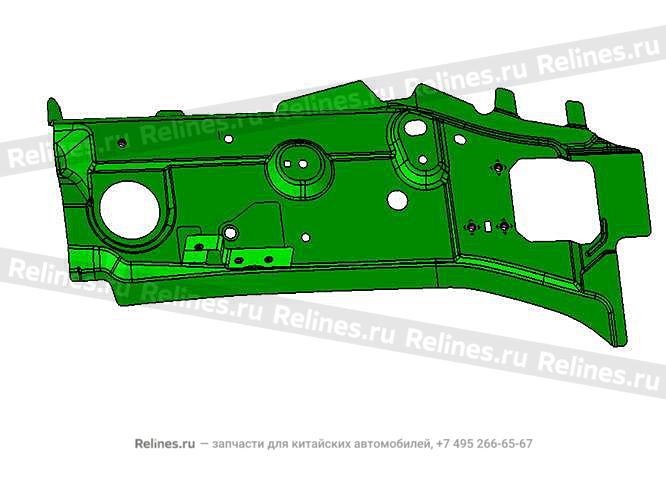 LWR INR panel assy a pillar LH - 54011***00XA