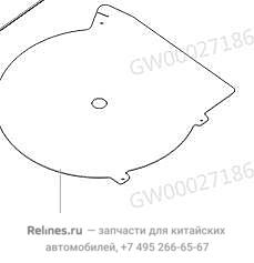 Покрытие багажного отделения под запасным колесом - 51098***N04B
