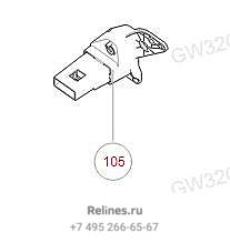 Кронштейн крепления переднего бампера правый - 28031***T01A