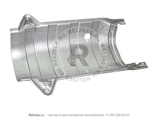 Heat insulation plate-three way catalytic converter