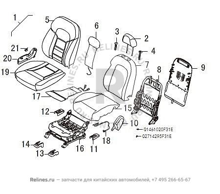 FR seat - 69008***Z08AB