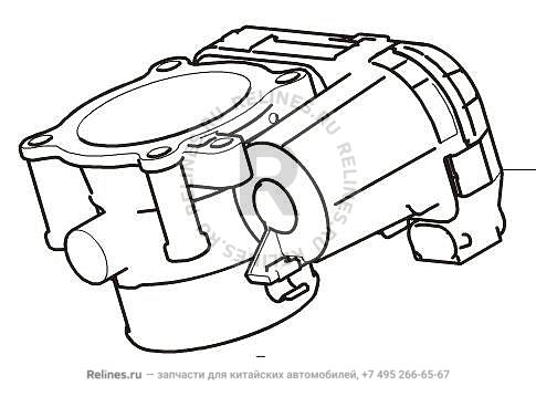Блок дроссельной заслонки в сборе - 3765***EC02