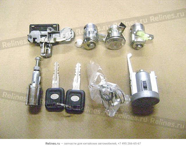 Lock cylinder assy-whole vehicle(ignitio - 3704***A01