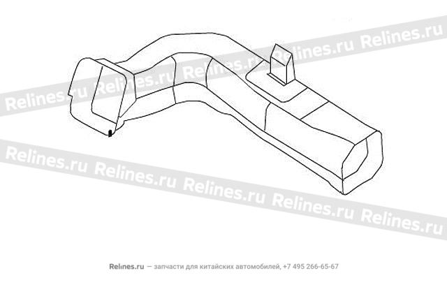 Air duct-instrument panel LH - 81233***2WAA