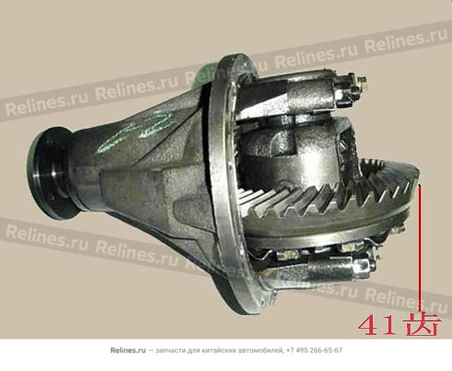 Reducer&diff assy(tectangle spline)