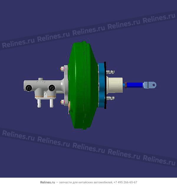 Главный тормозной цилиндр с вакуумным усилителем