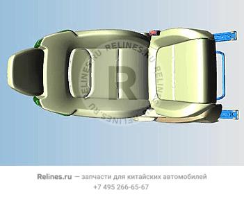 Сиденье переднее правое с пряжкой T19 - 40200***AAABK