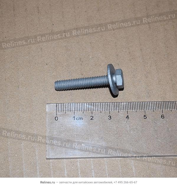 Hexagon head bolt and plain washer assem - Q140B***F61LK