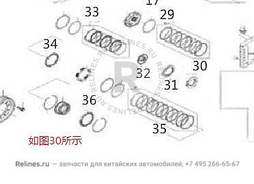 U/d clutch piston chamber - 4561***800