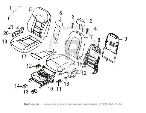 FR seat - 690040***08AE3