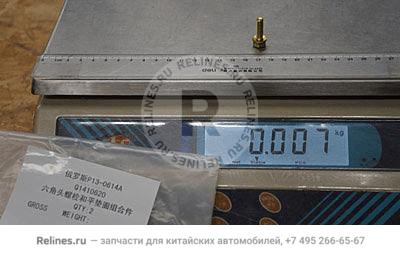 Болт М6Х20 (прочность 150МПА) с шестигранной головкой с шайбой стальные - Q1***20