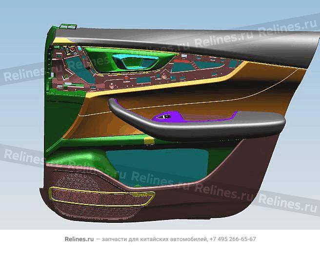 Панель передней обивки двери правая с выключателем T19 - 40300***AAARD