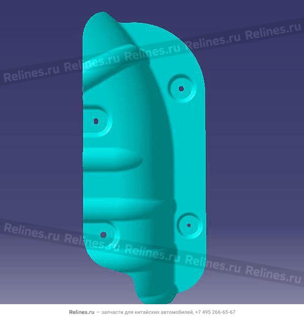 Теплоизоляционная пластина глушителя 2 M1D/M1DFL2/J60 - J60-***012