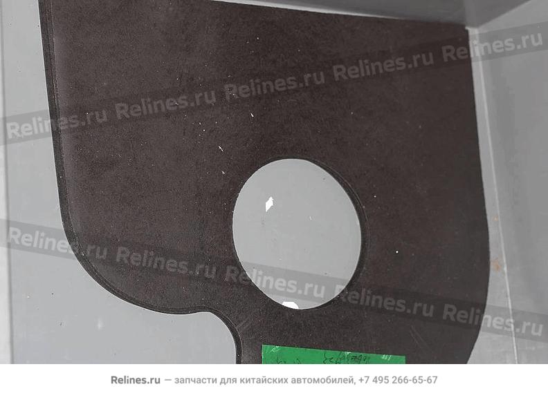 Rear floor middle damp plate - 501***900