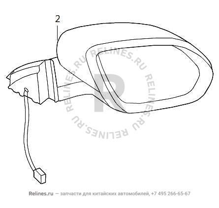 Зеркало заднего вида правое - 82022***Q20A