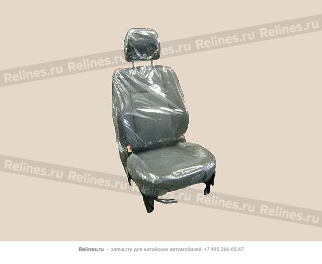 FR seat assy LH(manual leather black) - 6800100-***-C1-0804