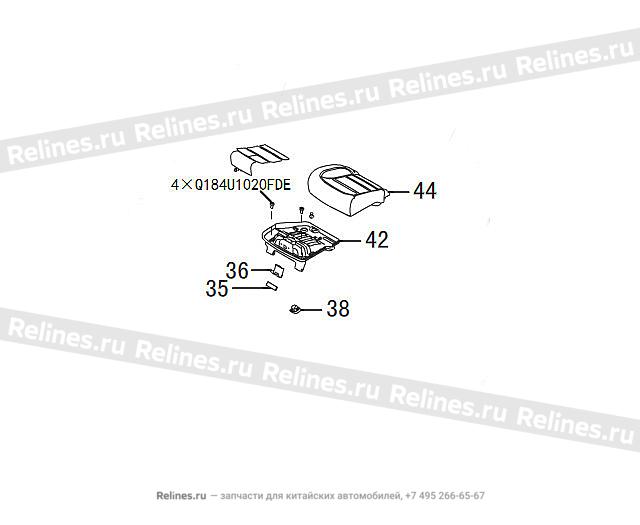 Mid seat cushion assy RH - 700320***09A86