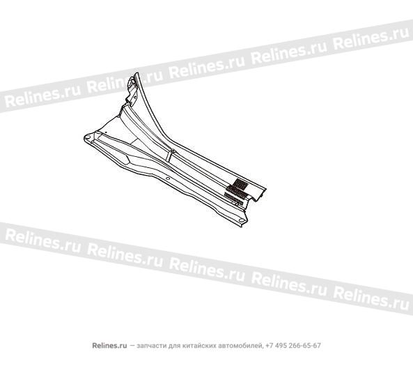 Накладка трапеции стеклоочистителя правая - 53041***Z0YA