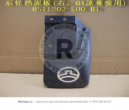 Mudguard-rr wheel RH