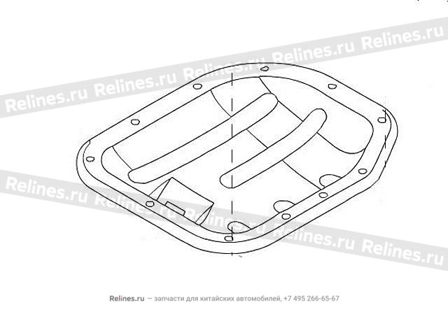 Oil pan sub assy - 1009***EG01