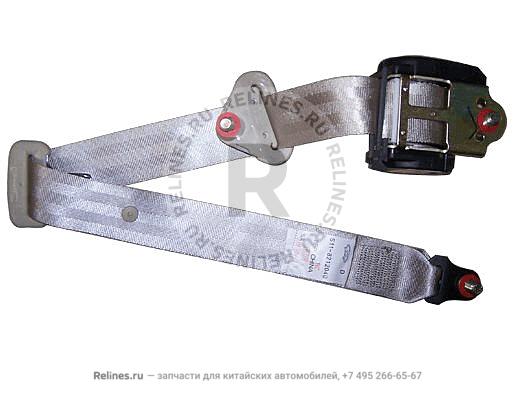 Safety belt assy - RR seat RH - S11-8***40BC