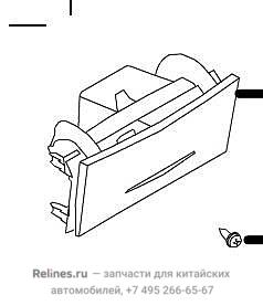 Mid glove box assy-inst panel