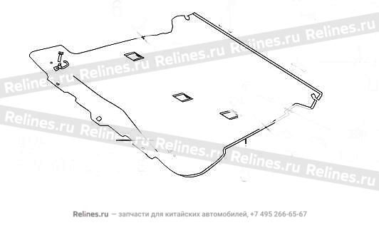 Carpet assy-luggage compartment - 510920***0XA3S