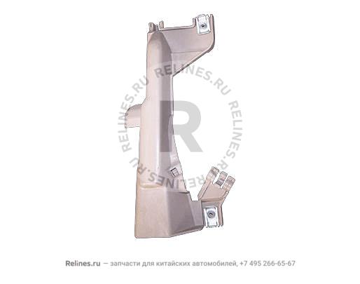 Anti-theft protecting plate-fr door RH