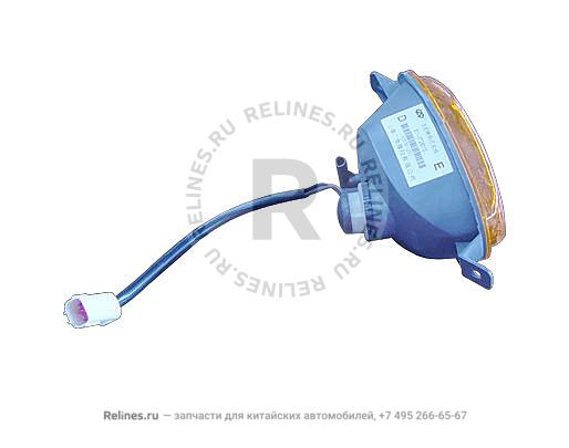 Указатель поворота передний левый (в бампер)