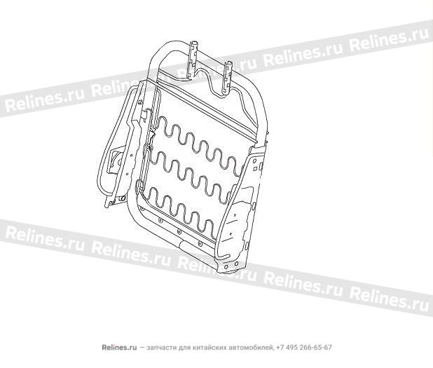 Skeleton assy,FR passenger seat backrest - 69015***Z36A